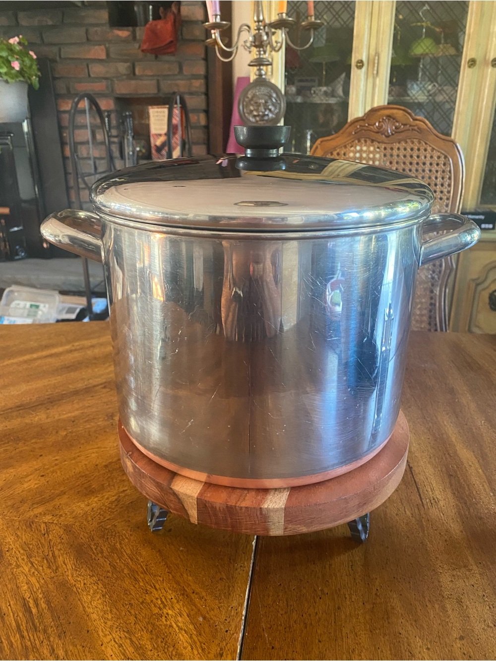 Revere Ware 10 Qt Stainless Steel Stock Pot with Lid - Silver